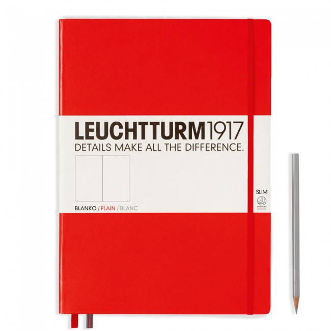 Red Master Slim 121 P Plain Leuchtturm