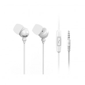 Maxell 303760Â Plugz + Mic In-Ear Headphones with Microphone 3.5Â mm Jack Plug White
