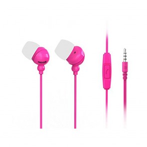 Maxell 303762Â Plugz + Mic In-Ear Headphones with Microphone 3.5Â mm Jack Pink