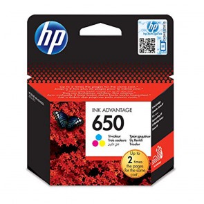 HP CZ102AE - No.650 color (C/Y/M) - Warranty: 1Y